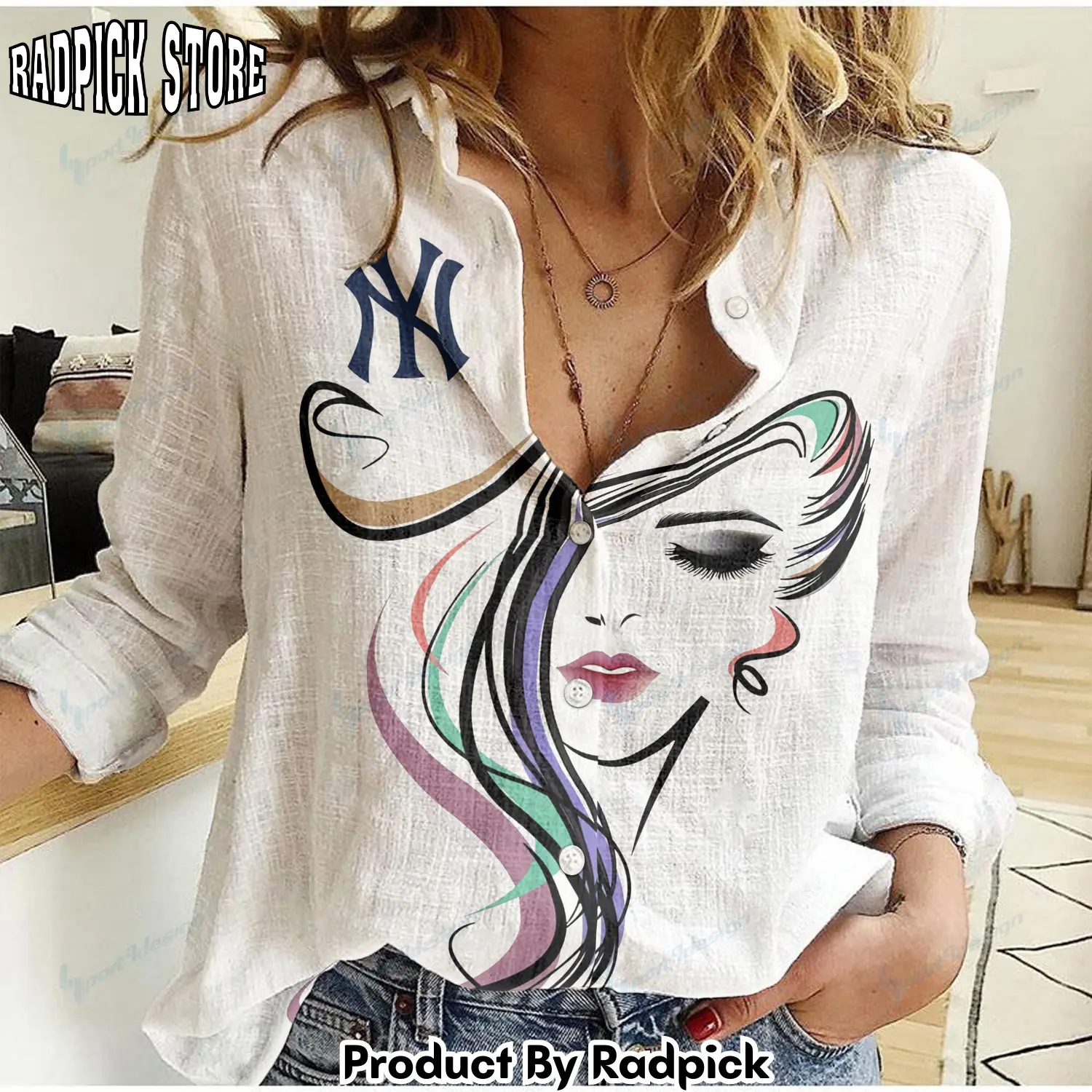 Radpick new york yankees woman shirt rp662479